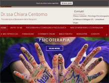 Tablet Screenshot of chiaracentomo.com